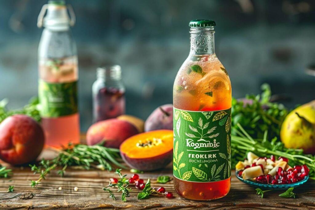 Kombucha bio : découvrez nos infusions et boissons organiques riches en probiotiques