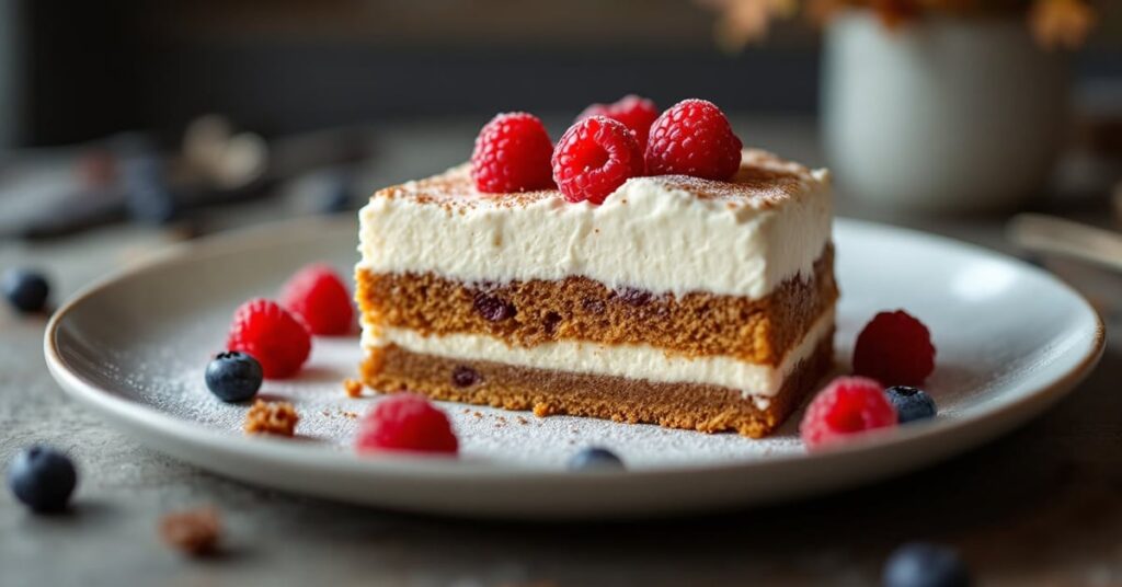 Dessert rapide et facile préparé en moins de 20 minutes sur une table moderne