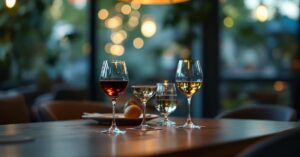 Apéro dînatoire anniversaire avec verrines, tapas et petites bouchées gourmandes sur une table festive