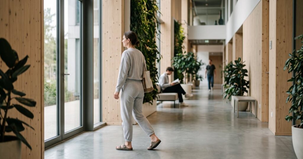 Espace bien-être aménagé chez soi avec décoration naturelle et atmosphère apaisante