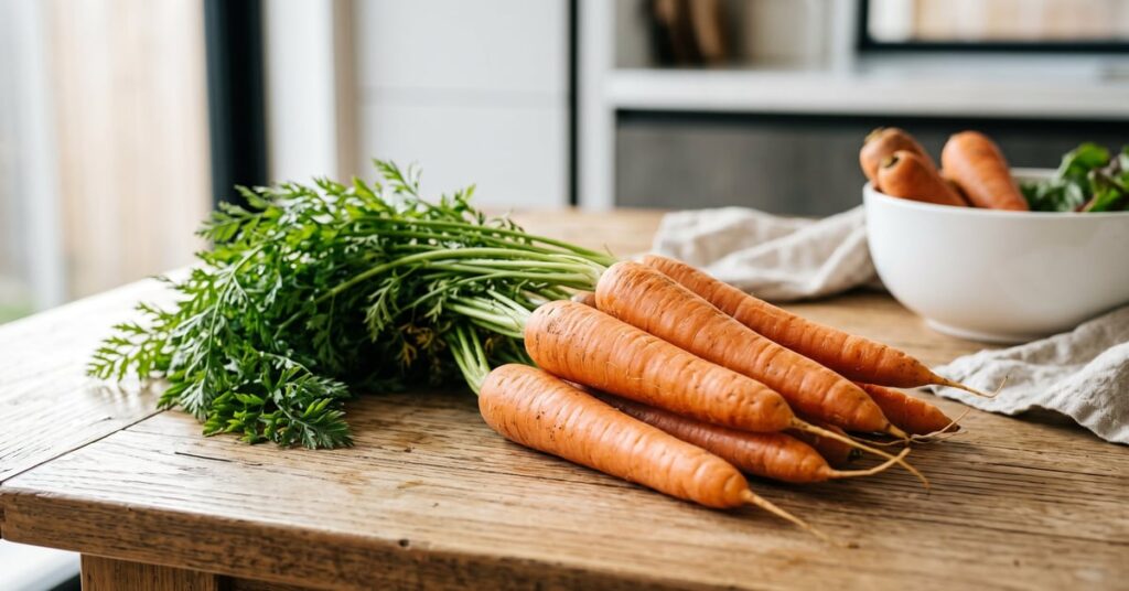 Carottes fraîches biologiques riches en nutriments – carottes bienfaits santé au quotidien