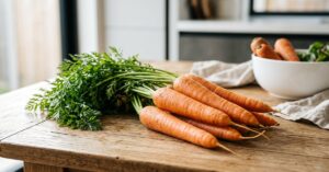 Carottes fraîches biologiques riches en nutriments – carottes bienfaits santé au quotidien